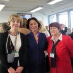 Члены венгерской делегации Хасанова Рита и Янкович Мария вместе с Ефремовой Л.И., заместителем руководителя Федерального агенства Россотрудничества (Россия, Москва)