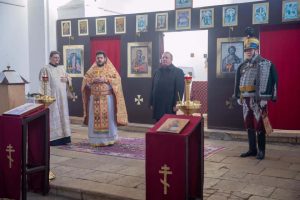 Подписание свидетельства о намерении пожертвования нового колокола в Храме Святителя Николая в городе Токай