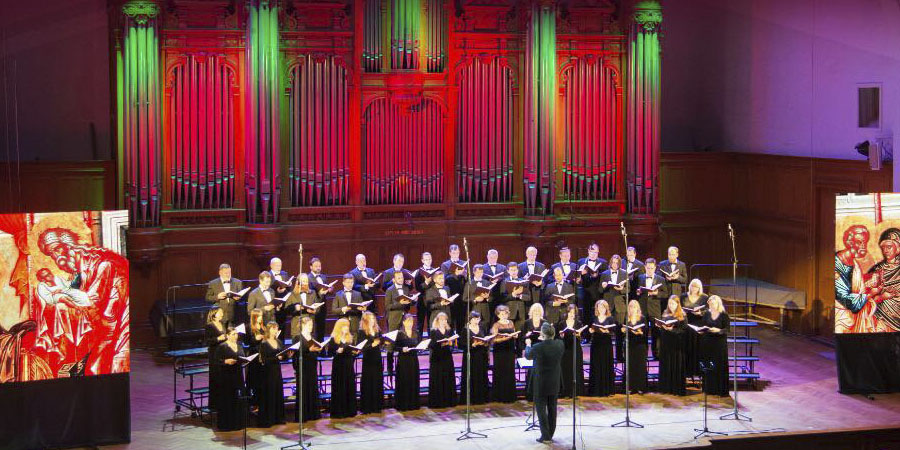 Выступление Московского Синодального хора