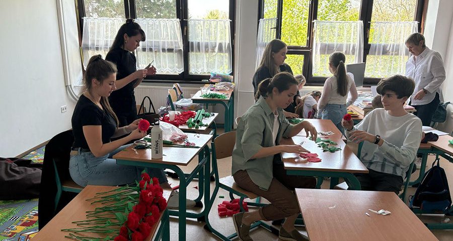 Акция «Букет Победы» в Венгрии