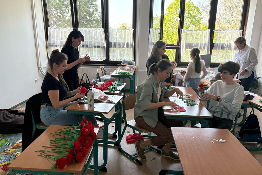 Акция «Букет Победы» в Венгрии