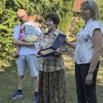 Вручение памятной доски Светлане Гокиели, бессменному руководителю общества