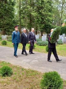 Возложние венков 9 мая 2022 в г. Капошвар