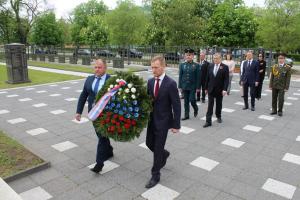 День Победы, церемония возложения венков в г. Секешфехервар 
