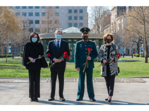 4 апреля по случаю 76-ой годовщины полного освобождения Венгрии от немецко-фашистских захватчиков состоялась традиционная акция памяти «Никто не забыт, ничто не забыто».